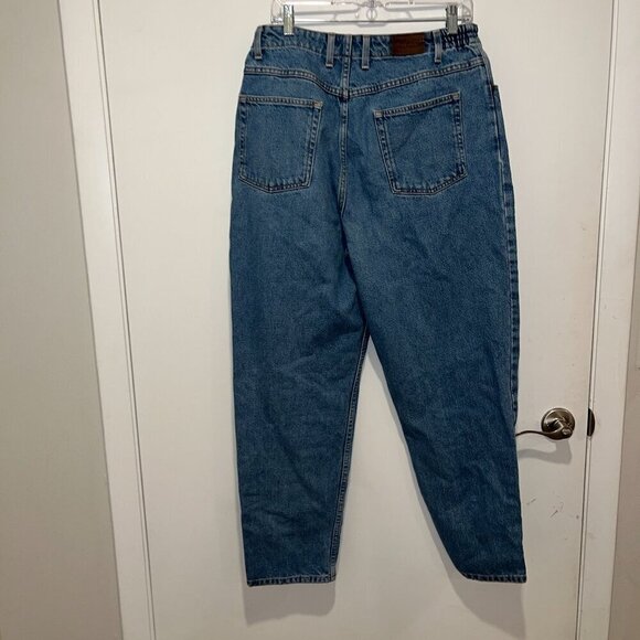 L.L. Bean Womens Original Fit Jeans Size 16 Elastic Waist 100% Cotton - Picture 3 of 9